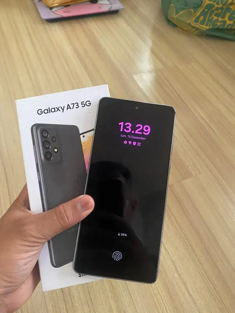 Samsung galaxy A73 5G No minus 8/256 gb Fullset resmi