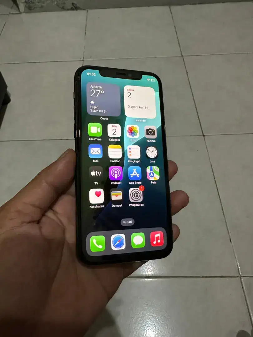 Iphone 11 Pro faceid on truetone on icloid kosong normal pakai