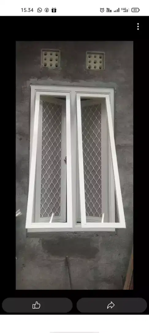 Jendela pintu dr bahan aluminium