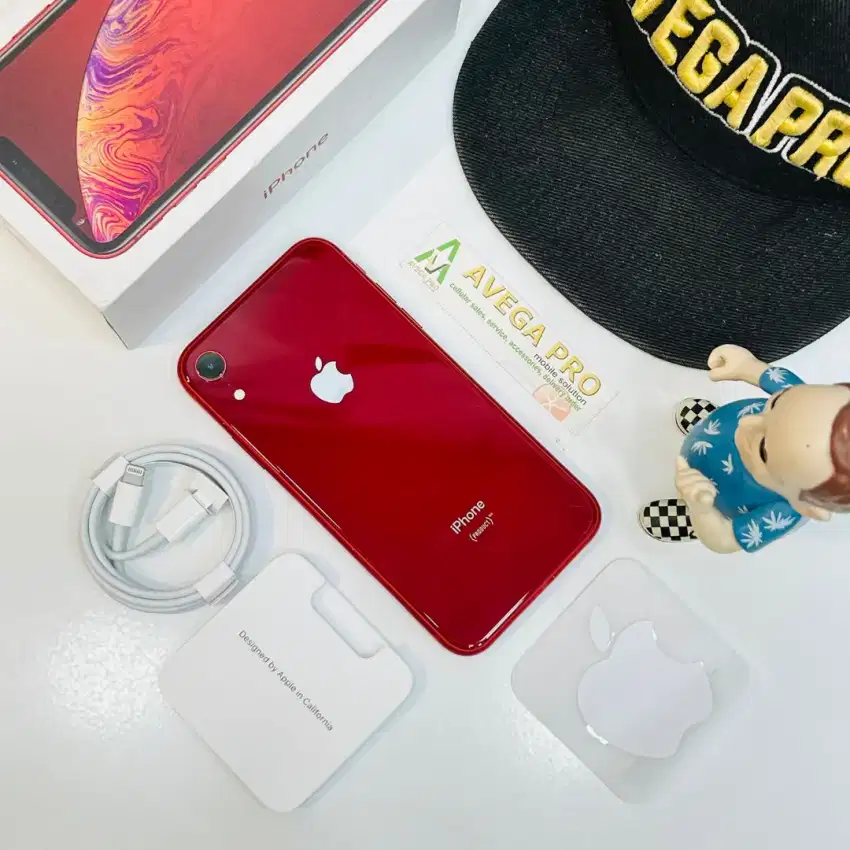 Iphone Xr 64gb red mulus lengkap siap pakai