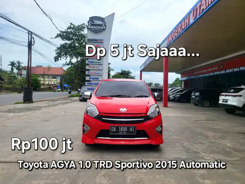 Dp5jt Agya TRD S 2015 Automatic istimewa