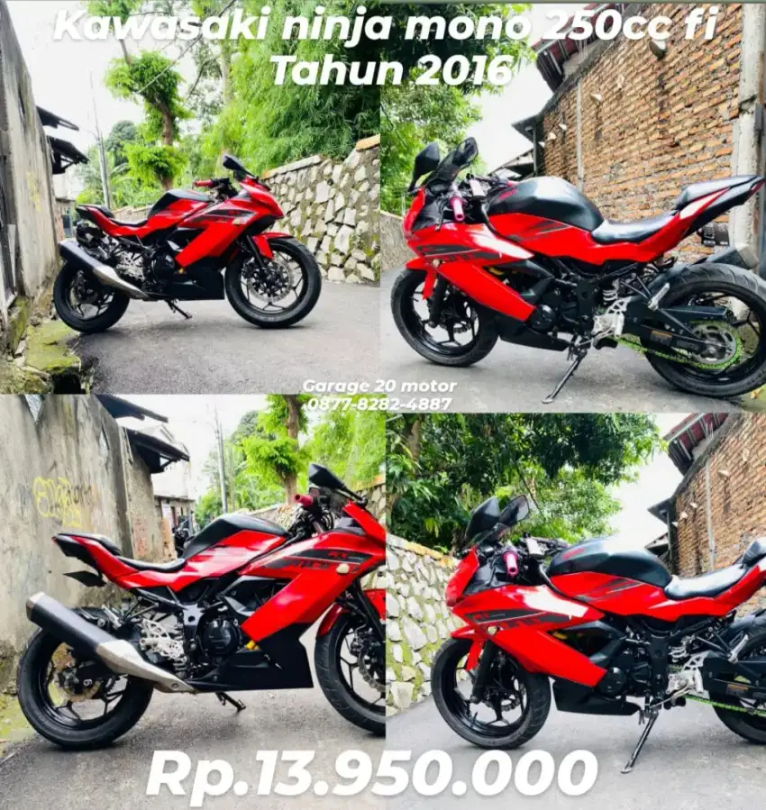 Kawasaki Ninja Mono 250cc Fi Tahun 2016