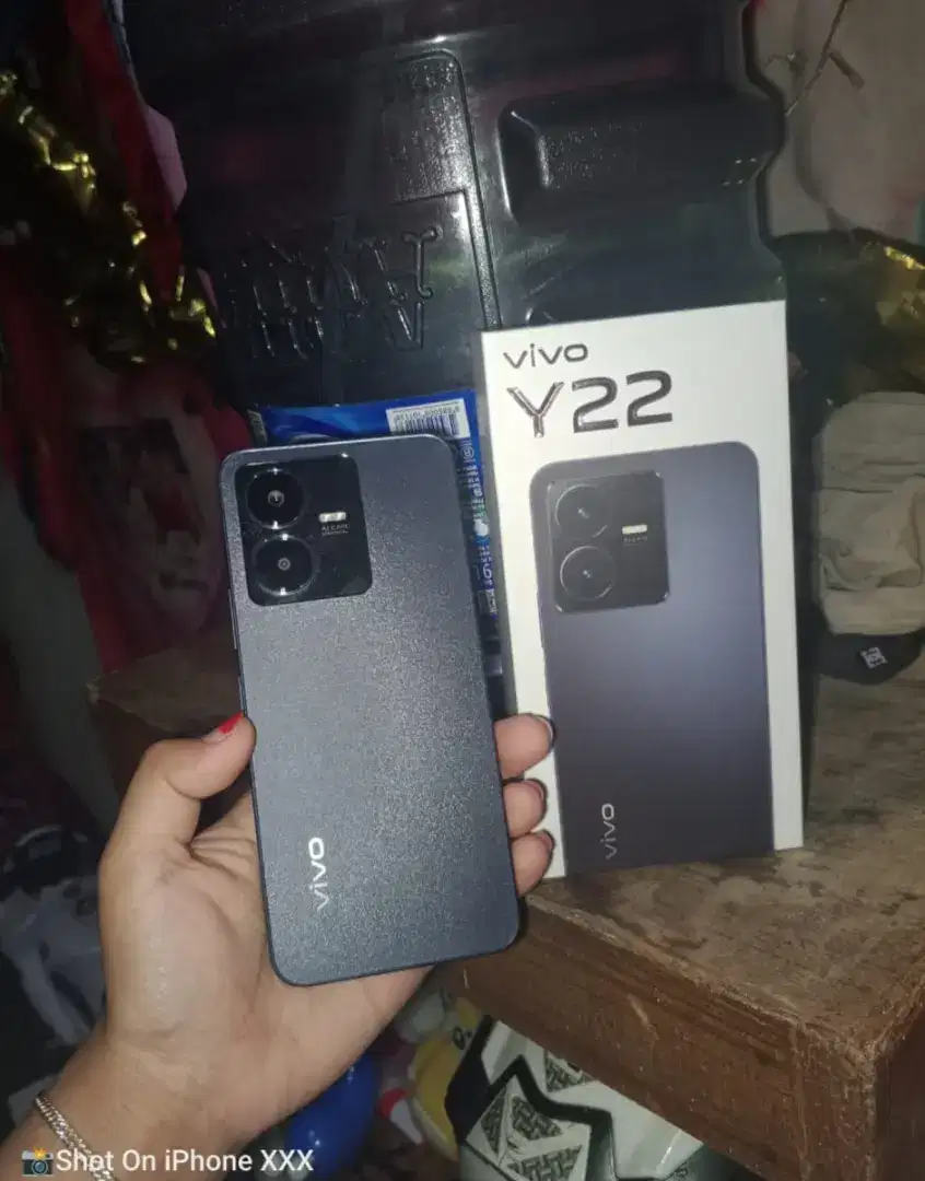 Vivo y22 ram 4+4/64 fullset +softcase!.