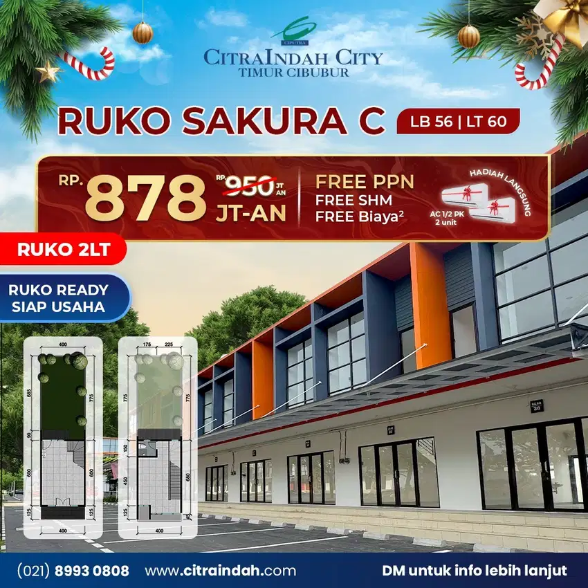 Saatnya Mulai Bisnis di CitraIndah City New Ruko Sakura