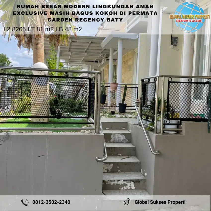 Rumah Modern Minimalis Bagus Asri Harga Murah Di Permata Garden Batu