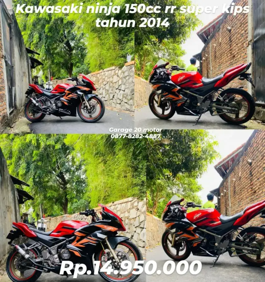 Kawasaki Ninja Rr 150cc Super kips Stnk Hilang Tahun 2014