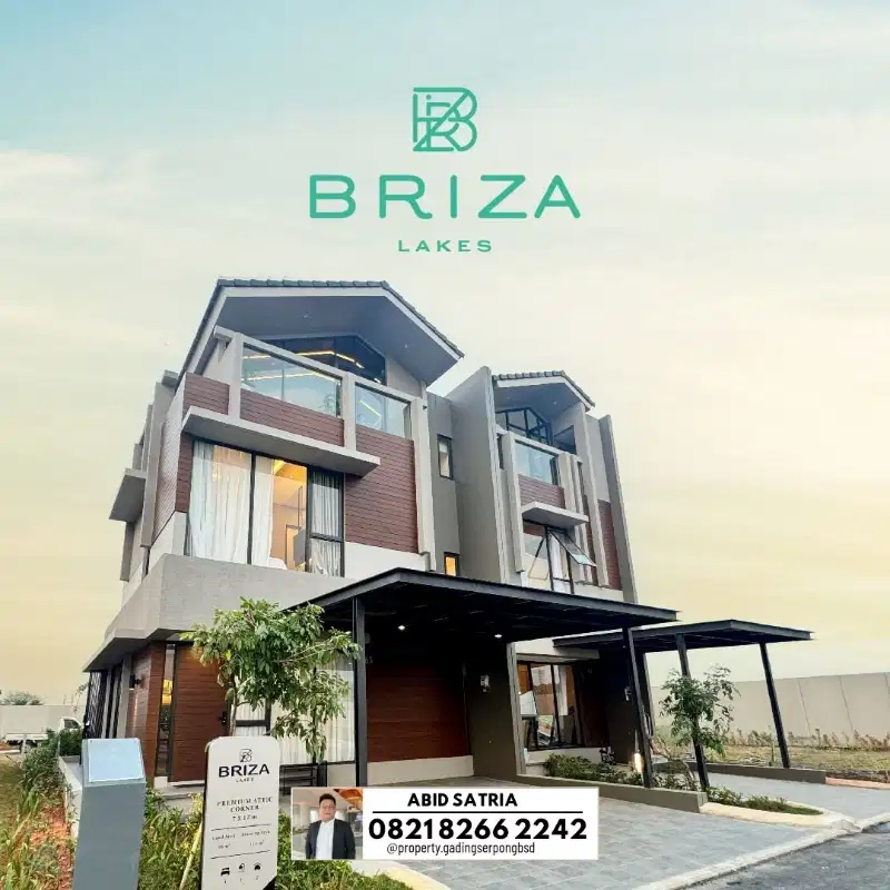 rumah milenial di Summarecon Tangerang Cluster BRIZA LAKE