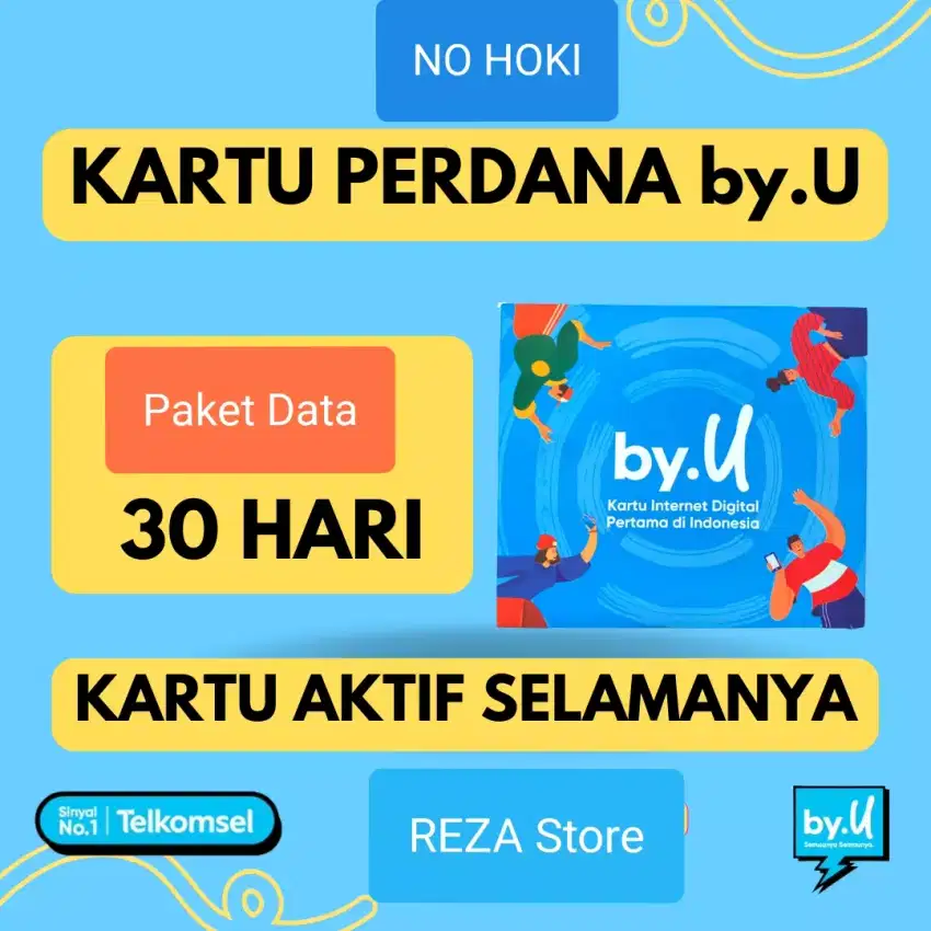 No By U Telkomsel NOMOR HOKI