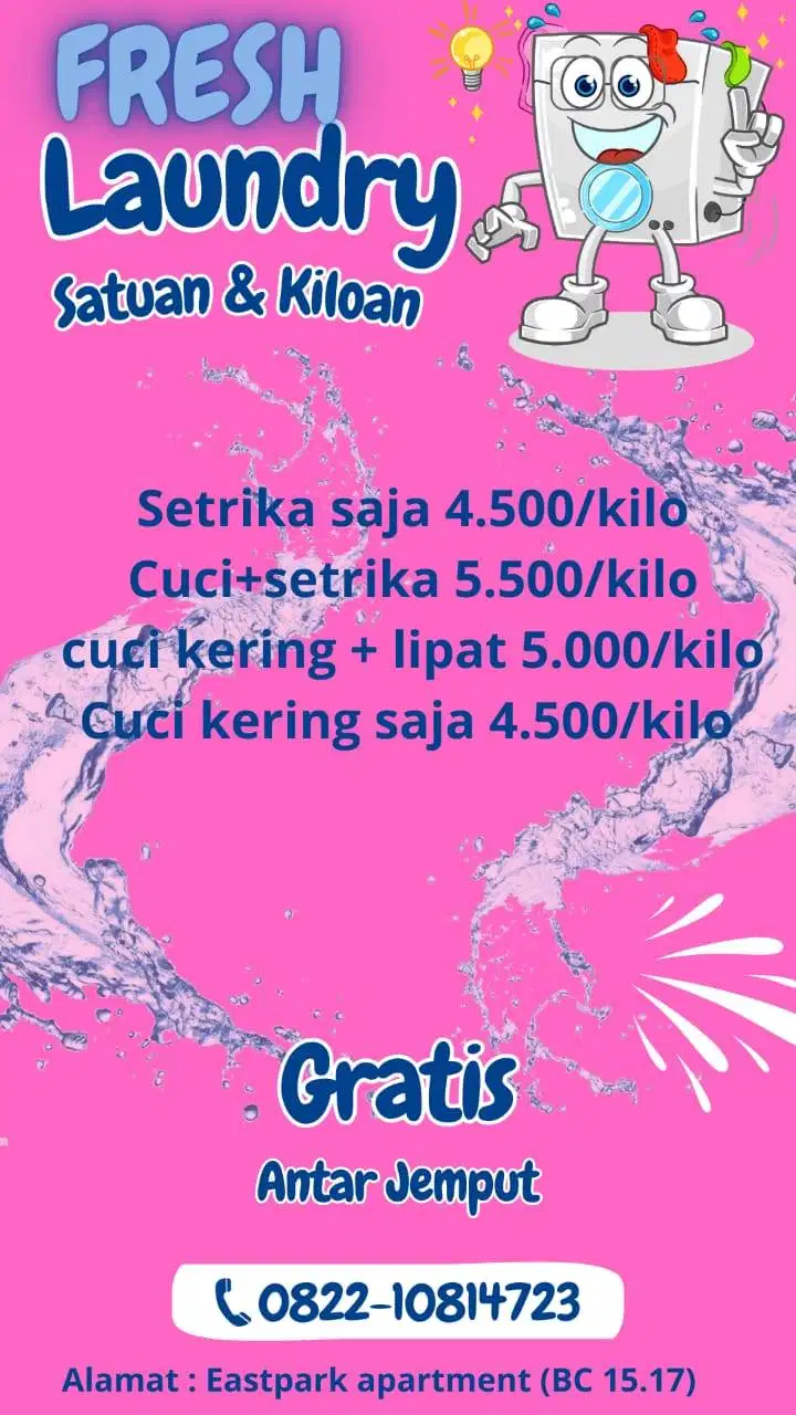 Terima laundry dengan harga murah