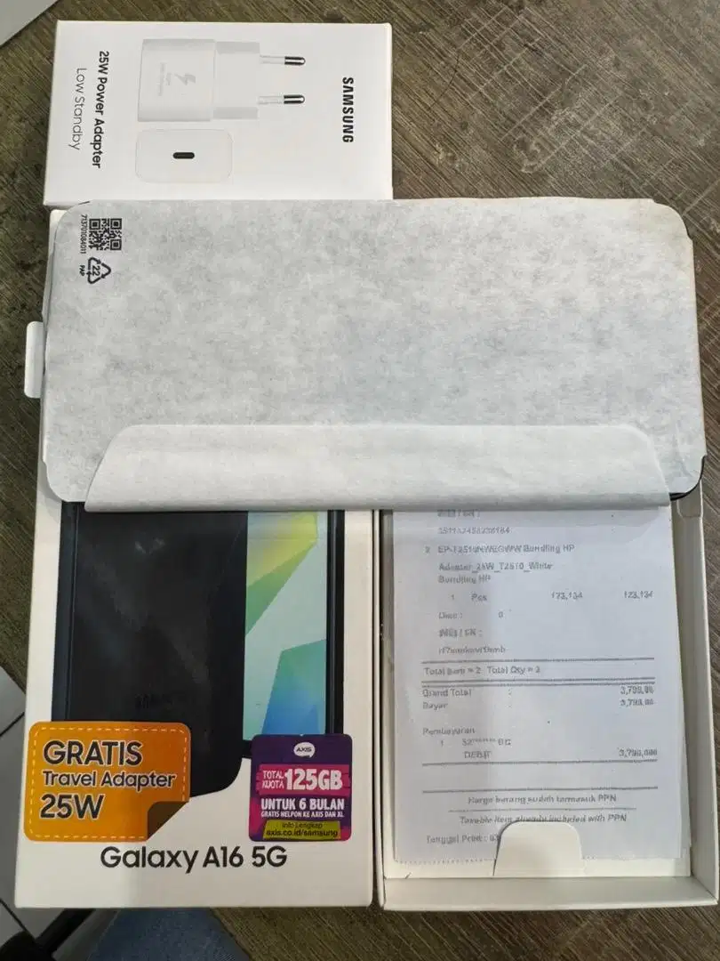 Bismillah Dijual HP Samsung A16 5G 8/256Gb,Kondisi baru buka box mulus