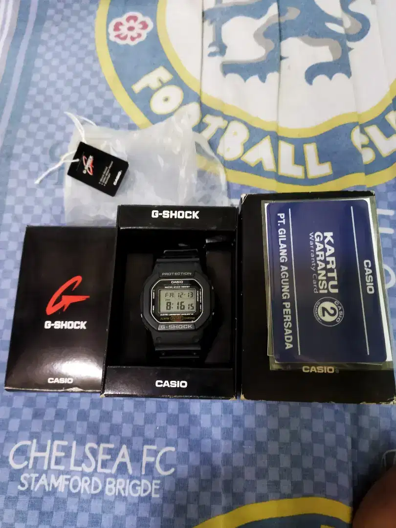 JAM G SHOCK DW-5600E-1VDF ORIGINAL