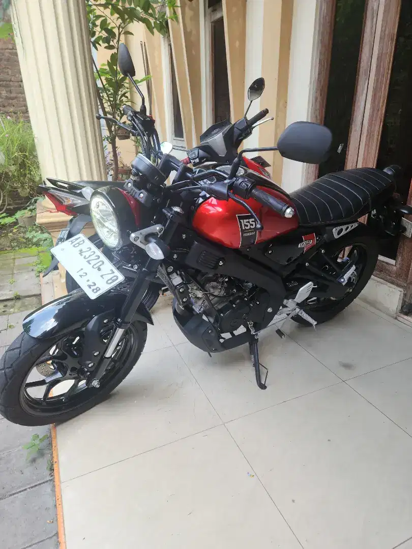 Xsr 155 merah hitam 2023 low km gbm.