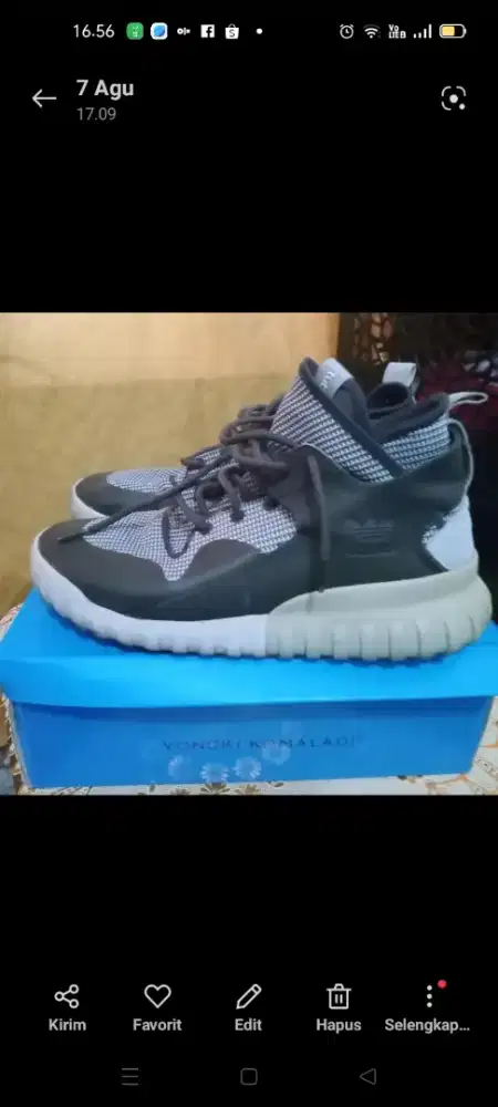 Adidas Tubular  size 45 insol 29