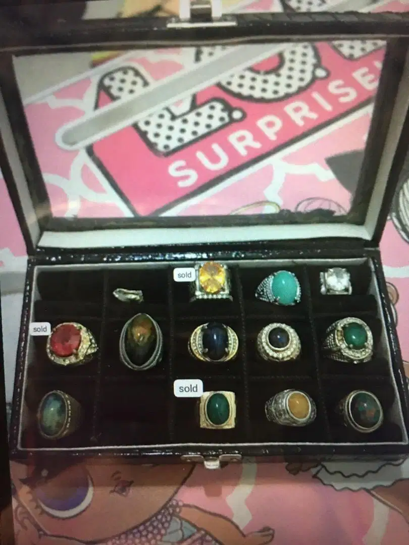 Jualan batu dan cincin 1 pcs 50k