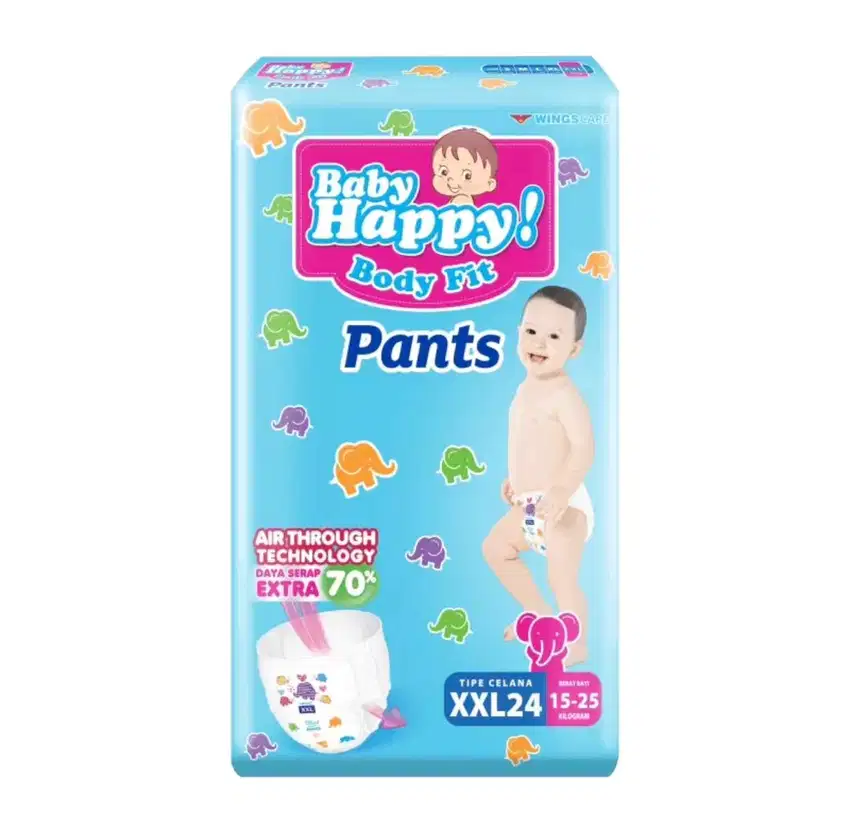 Pampers anak baby happy xxl