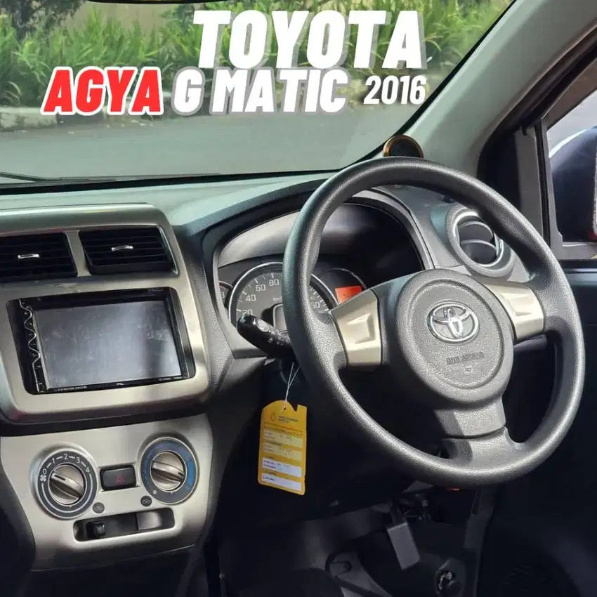 Toyota AGYA G AT (Matik) 2016 MERAH Kondisi Sangat PRIMA Siap PAKAI