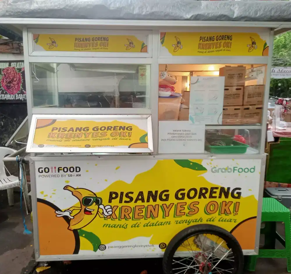 Dibutuhkan karyawan TENANT PISANG GORENG KRENYES OK