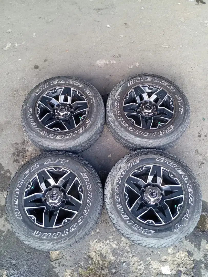 Velg zen offroad r15 5x139 lbr8 et20 ban bridgestone