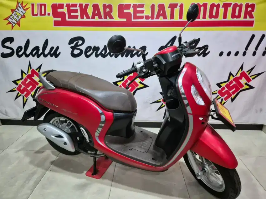 New Honda Scoopy Stylish merah keyles iss cbs