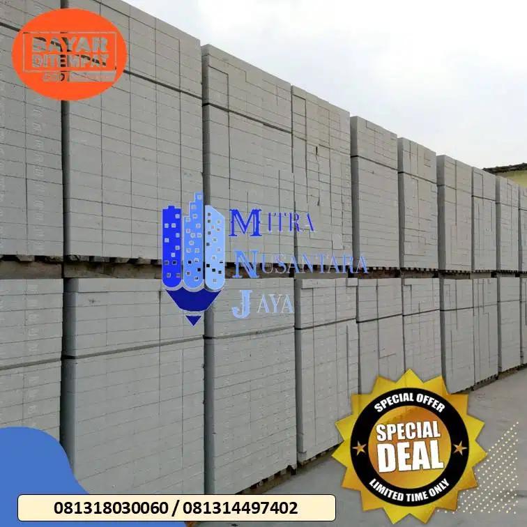 DISTRIBUTOR Hebel Bata ringan UK 10X20X60 Purwakarta (TERMURAH)