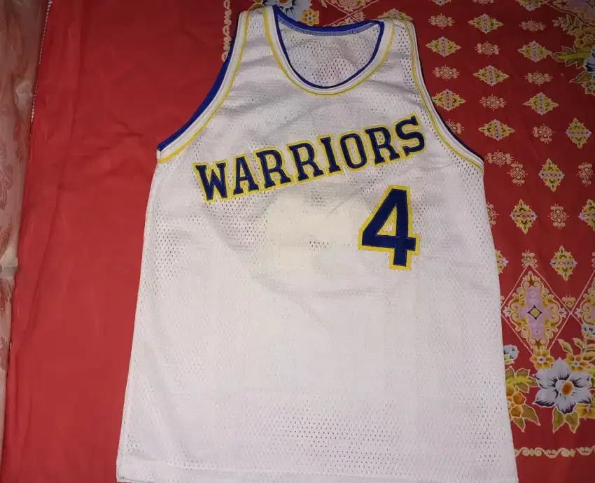 Baju Pakaian Jersey Basket Vintage Golden State Warriors