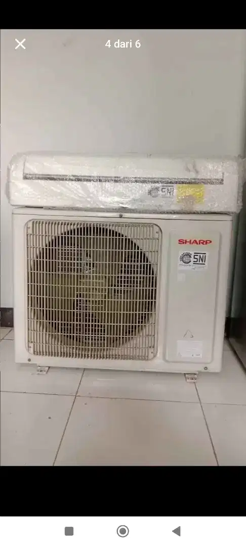 Ac bekas sharp r32 1pk+pasang