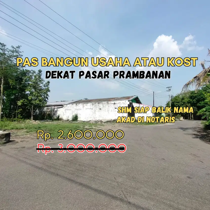 Tanah Murah dengan Akses Mudah Dekat Kotagede, Jogja