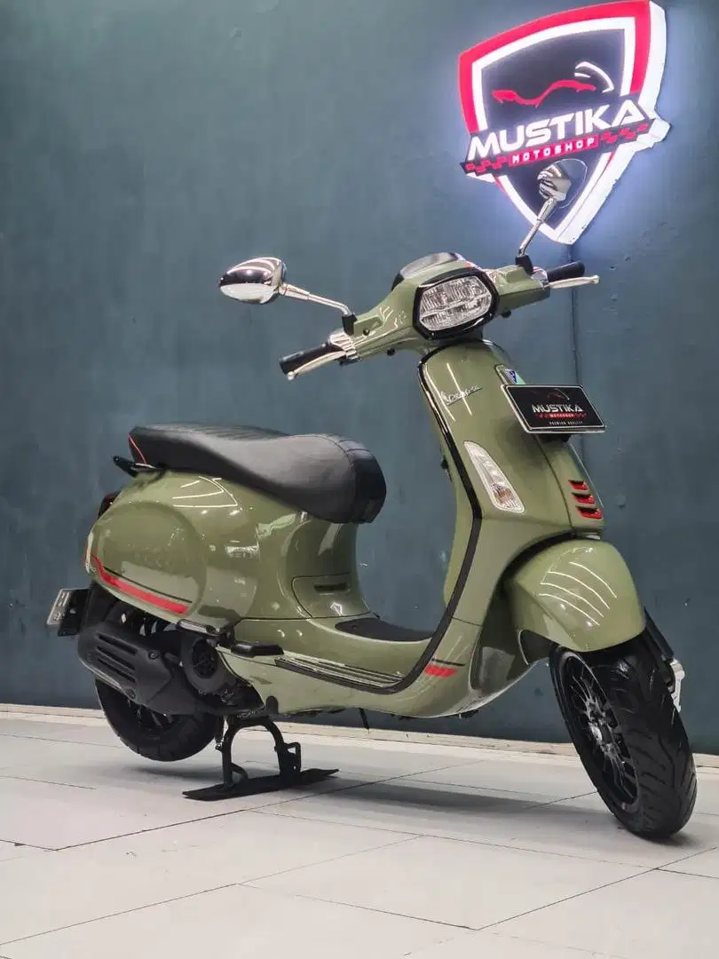 Green Army‼️ Vespa Sprint S 150 Iget ABS Reg 2024 - Zaky Mustika