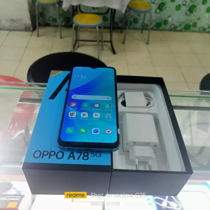 Oppo A78 5g 8/256 BEKAS fullset normal bisa Tukar Tambah