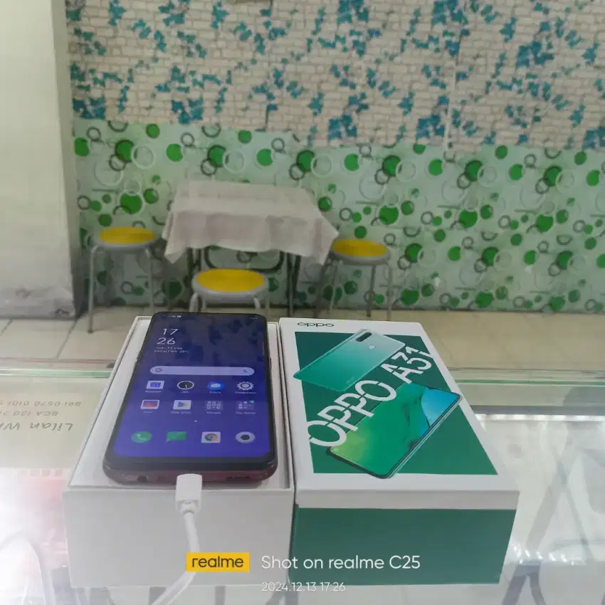 Oppo A31 6/128 BEKAS fullset normal bisa Tukar Tambah