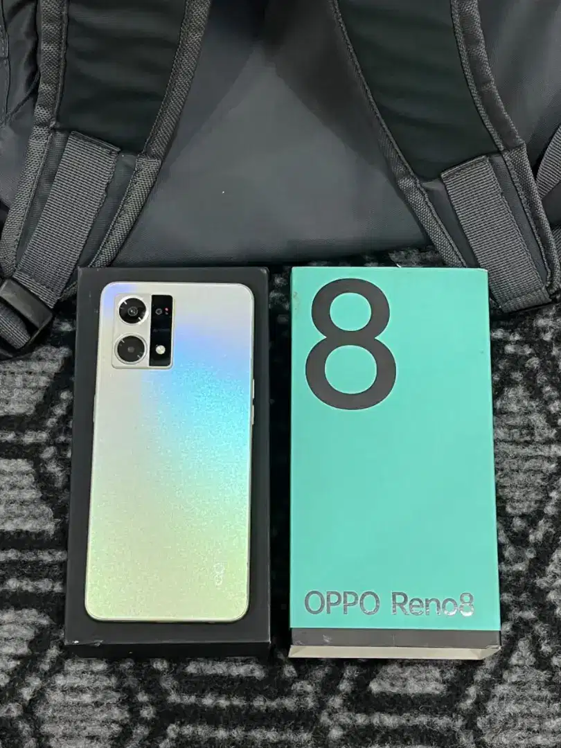 Oppo reno 8 8/256gb lengkap