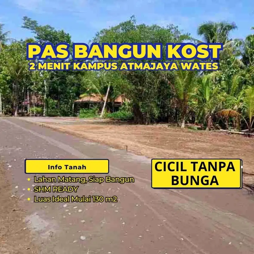 Timur Bandara YIA, Tanah Dijual Wates 1 Jt-an, Siap AJB di Notaris