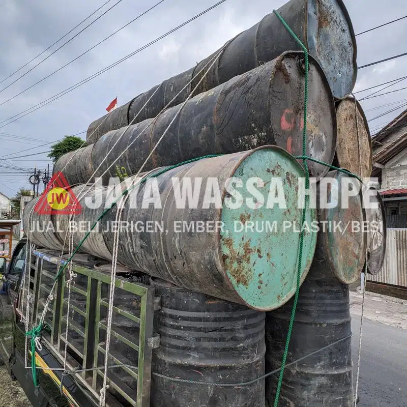 Drum Besi Murah 200 Liter Hitam Yogyakarta