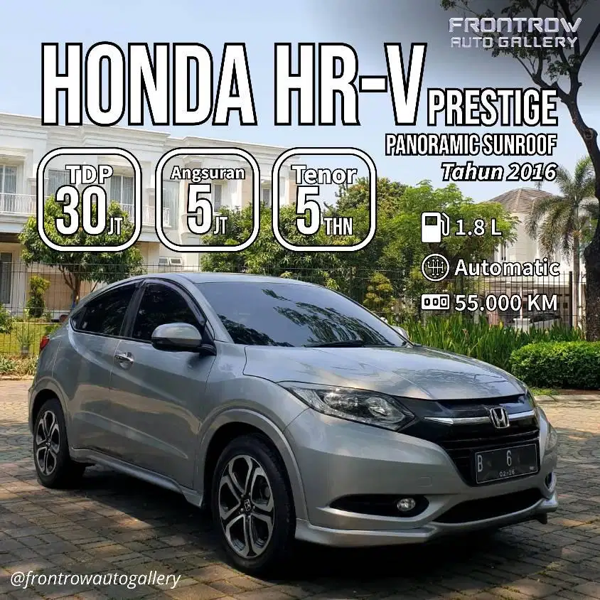 HRV Prestige 2016 Panoramic B genap km 55rb rec honda pjk feb 2025