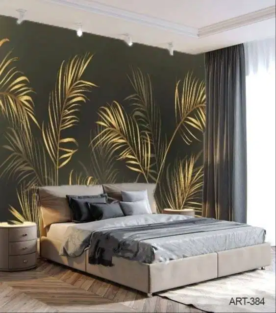 Wallpaper Dinding 3D Custom Desain Korden Gorden Vitrase