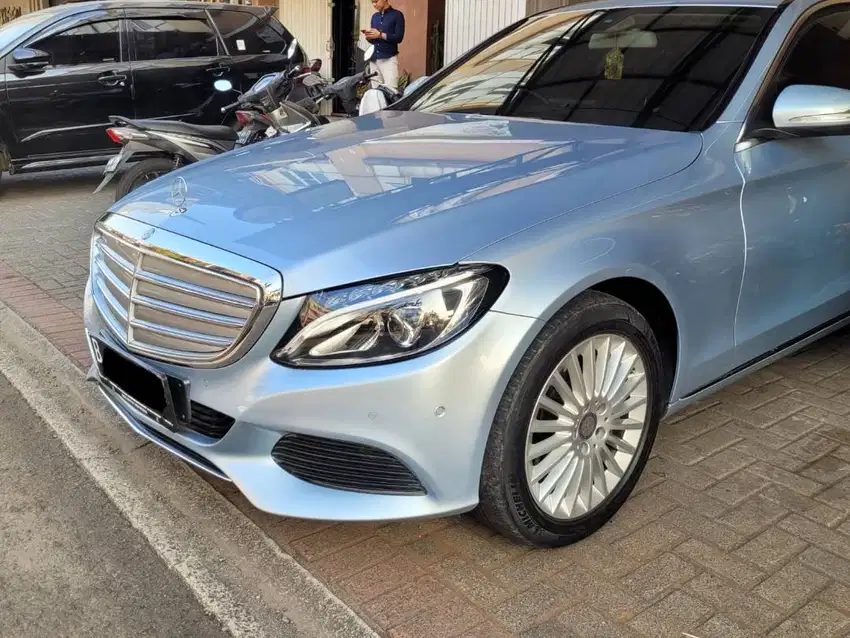 Mercedez-Benz C250 Exclusive Line 2015 Silver KM 48 ribu