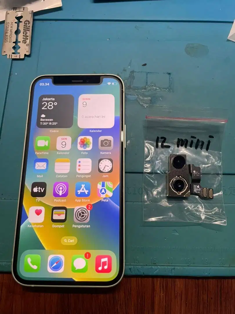 Ganti kamera iphone 12 mini bergaransi