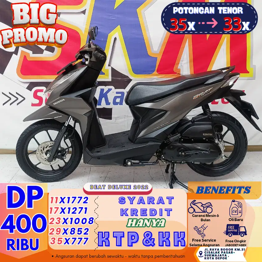 PUNYA UANG 400K BISA KREDIT Honda Beat DLX 2022