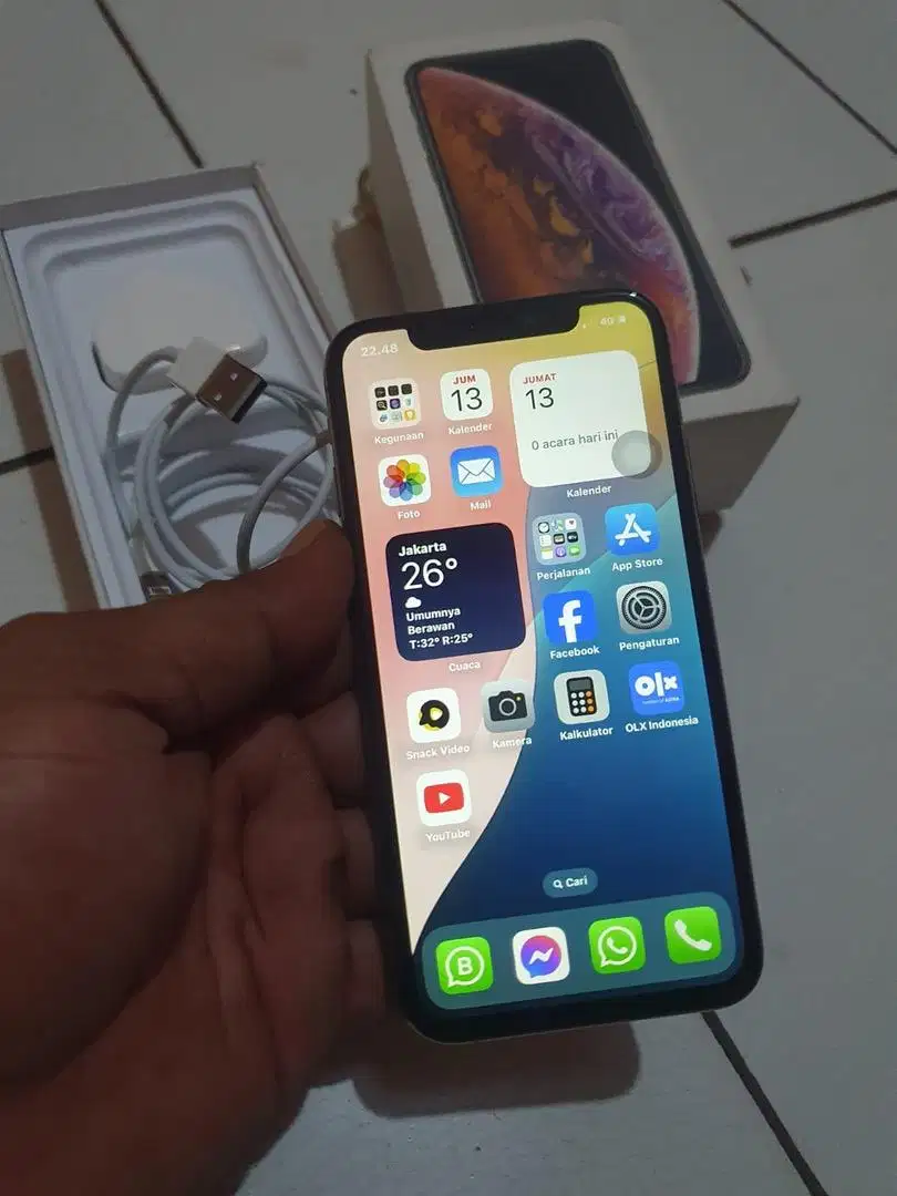 iphone xs 256gb fullset no henset