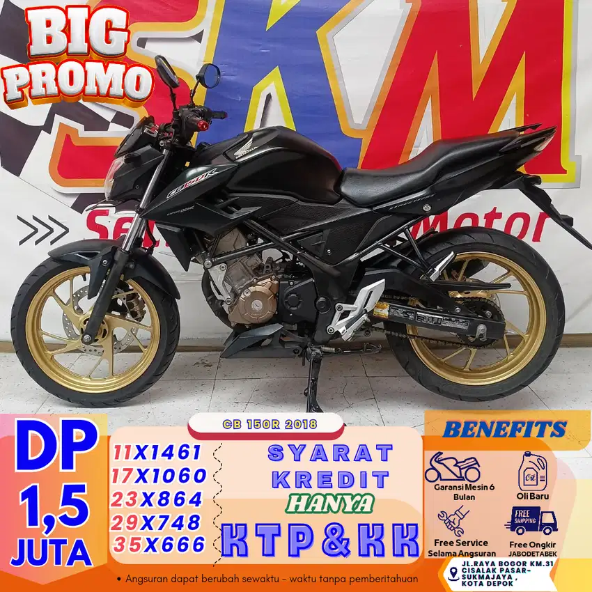 (Syarat kk dan ktp 1 hari proses ) Honda CB 150 R 2018