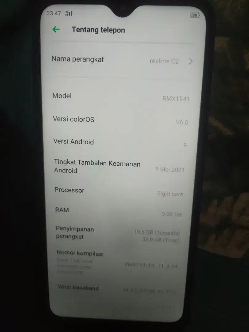 Realme c2 dijual