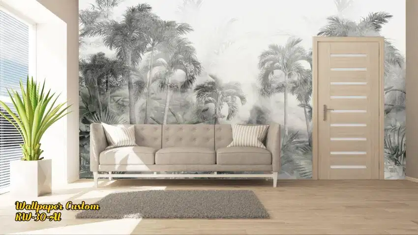 Wallpaper Dinding 3D Custom Desain Korden Gorden Vitrase