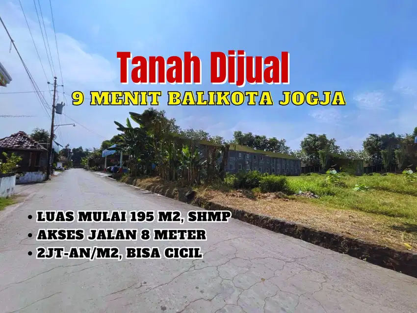 Timur Balaikota, Dijual Tanah Jogja, SHM Pekarangan