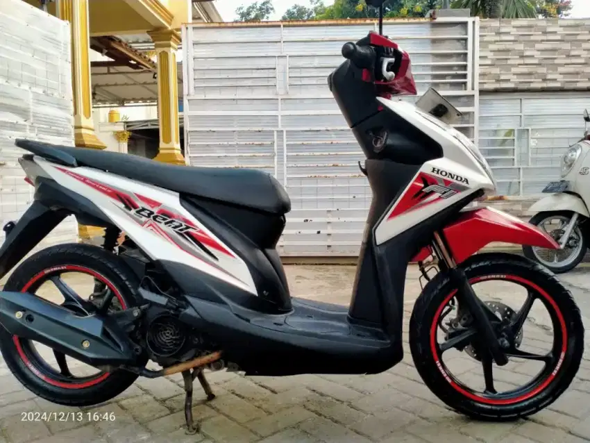 Honda Beat FI Lengkap motor sehat walafiat keterangan detail dibawah