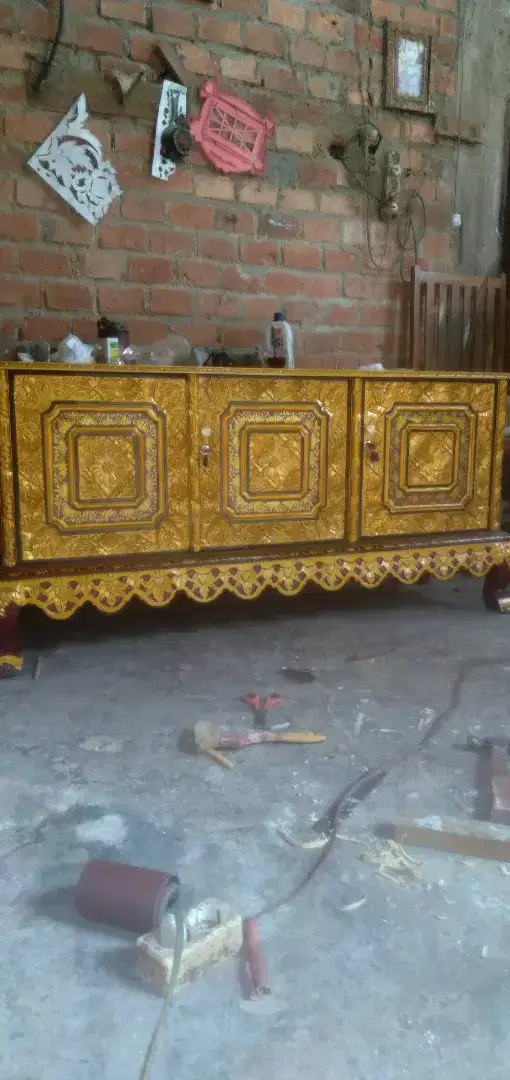 Meja. Tv. Pjg 120 full kayu tembesu. Rp.1,9