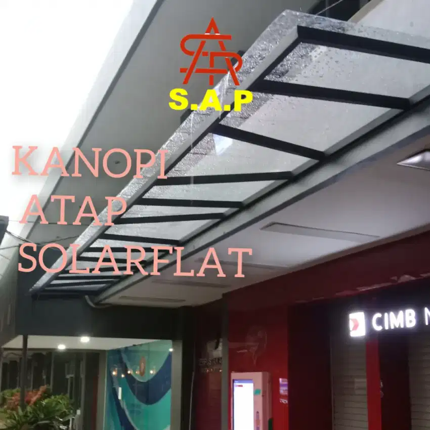 Kanopi atap solarflat