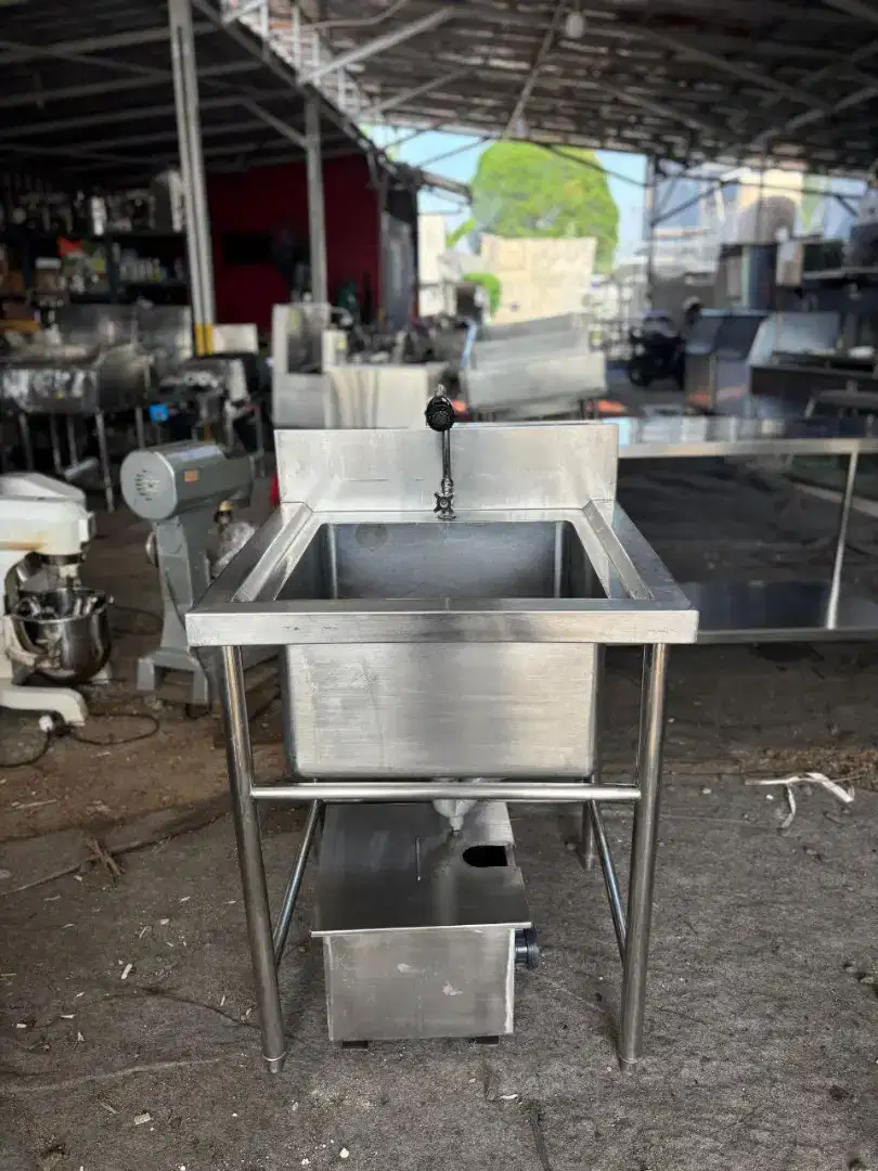 Single sink 1 lubang ukuran 70 x 70 x 85