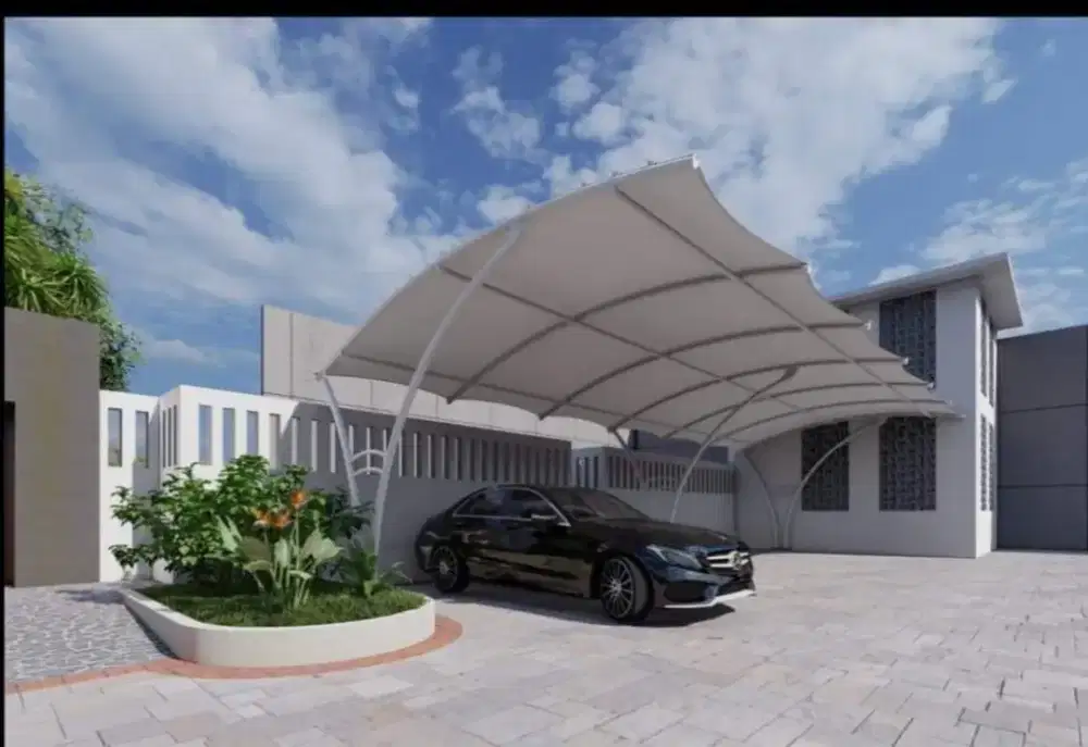 Pasang Canopi Membrane