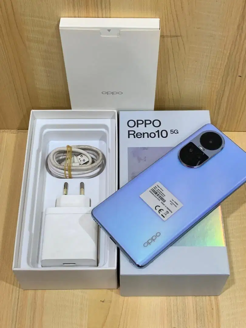 Oppo reno 10 5G ram 8/256gb warna biru moda