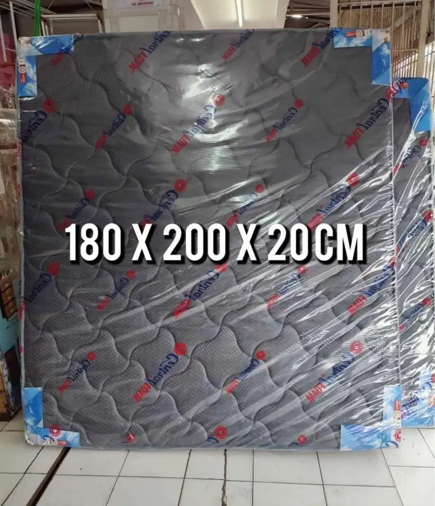 Kasur Busa Central Foam Tebal 20cm kain Quilting